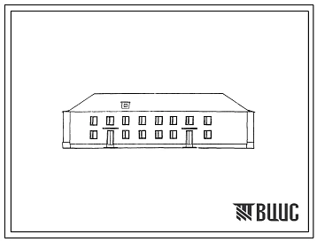 Типовой проект 114-52-71СП Двухсекционный двухэтажный 12-квартирный кирпичный жилой дом (однакомнатных-2, двухкомнатных-4, трехкомнатных-6).