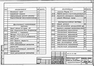 Альбом 1 Архитектурно-строительные и электротехнические чертежи