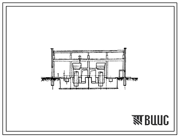 Типовой проект 401-12-10 Вентиляторная установка с вентиляторами типа В1132 для шахт Донецкого бассейна.