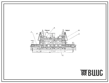 Проект 39766 Печь термическая толкательная размеры пода 1,85х5,7 м для прокалки форм на газе