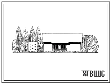 Типовой проект 184-24-34 1-этажный 1-квартирный 4-комнатный дом для индивидуального строительства. Для строительства во 2В, 3Б, и 3В климатических подрайонах.