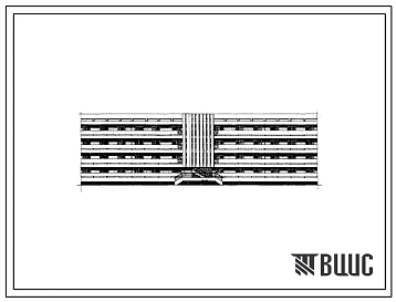 Типовой проект 134-77-37СП Четырехэтажный галерейный дом-блок на 48 квартир типа 1А и 2А. Для строительства в 4А и 4Г климатических подрайонов.