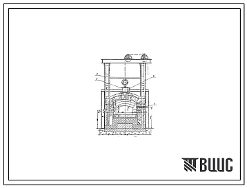 Проект 59577 Печь нагревательная камерная размерами пода 1,16х0,58 м, на газе с отводом дыма вверх