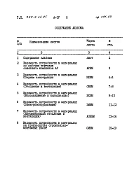 Альбом 4 Ведомости потребности в материалах