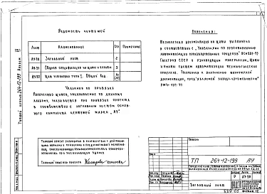 Альбом 4 Щит установки типа 1. Задание заводу изготовителю