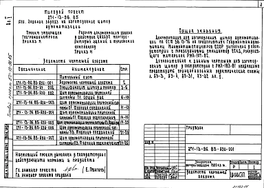 Альбом 5 Задание заводу на изготовление щитов автоматизации     