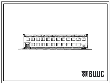 Типовой проект 505-45 Блок портовых бытовых и вспомогательных помещений 3 категории.