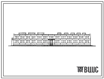 Типовой проект 416-5-21 Казарма военизированной охраны. Тип 4. Для строительства в 1, 2 и 3 климатических районах