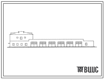 Типовой проект 416-6-21с Пожарное депо на 6 выездов.