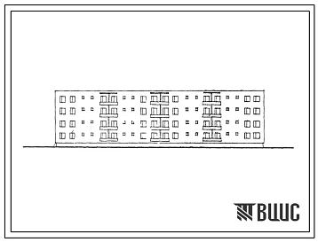 Типовой проект 112-98-1с 4- этажный 4-х секционный жилой дом на 32 квартиры (в районах с сейсмичностью 9 баллов).