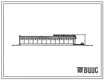 Типовой проект 274-12-29 Унифицированное здание непродовольственных магазинов («спорт и туризм», «товары для дома», «мебель») торговой площадью 650 м2 со стенами из кирпича, для строительства в 1В климатическом подрайоне, 2 и 3 климатических районах с вар