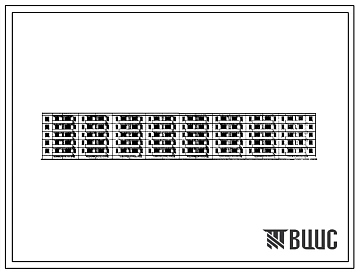 Типовой проект 111-60-12 Пятиэтажный восьмисекционный девяностоквартирный крупнопанельный жилой дом (однокомнатных 20, двухкомнатных 40, трехкомнатных 30).