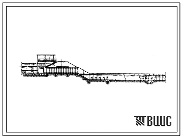 Типовой проект 413-1-2 Щитовые водосбросы закрытого типа на расход до 160 м3/с, напор 4 м с перепадами 1, 2, 3 м и без перепада