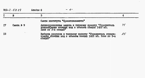 Альбом 6 Сметы    
