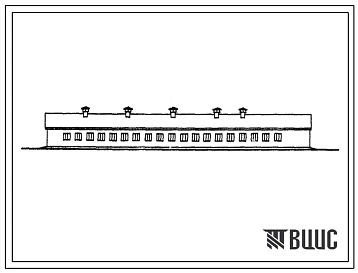 Типовой проект 802-62 тип 2 Свинарник на 400 голов племенного молодняка с кормлением в станках. Для строительства в районах с расчетной наружной температурой -10, -20 и -25 0С.