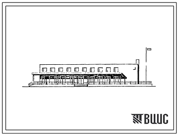 Типовой проект 505-20 Пассажирское здание (вокзал) на 100 человек.