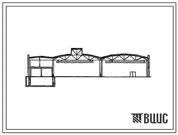 Типовой проект 503-4-10 Производственный корпус автотранспортного предприятия строительной организации на 450 большегрузных автомобилей