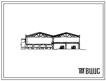 Типовой проект 411-2-67 Восьмирамный лесопильный цех в блоке с окорочным отделением производительностью по распилу 500тыс.м3 сырья в год.