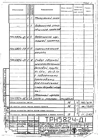 Альбом 1 Рабочие чертежи ствола ТРН5824