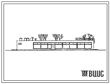 Типовой проект 274-20-11с  Столовая на 156 посадочных мест, работающая на полуфабрикаиах. Для строительства в III строительно-климатической зоне, в районах с сейсмичностью 8-9 баллов.
