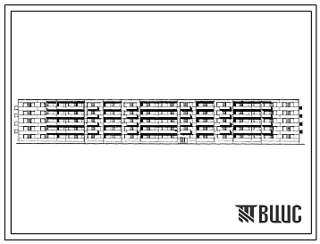 Типовой проект 111-75-14 5-этажный 6-секционный дом на 89 квартир (однокомнатных 1Б-29, двухкомнатных 2Б-29, трехкомнатных 3А-21, четырехкомнатных 4Б-10) для строительства во 2 и 3 климатических районах.