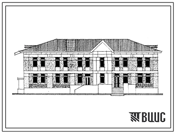 Типовой проект 253-4-51.86 Сельская амбулатория на 100 посещений в смену