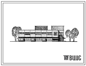 Типовой проект 272-12-30 Унифицированное здание магазина торговой площадью 1564 м.кв. с двумя технологическими планировками (товары для дома, спорт и туризм).