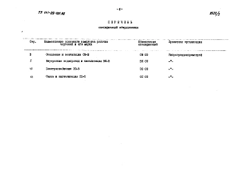 Альбом 3 Раздел 8-2 Спецификации оборудования