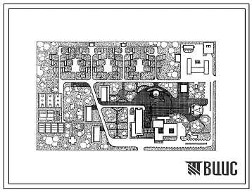 Типовой проект 242-04-58с Туристская база на 516 мест с расширение в летний период до 1019 мест. Для строительства в районе сейсмичностью 8 баллов (с конструктивным вариантом сейсмичностью 7 баллов)