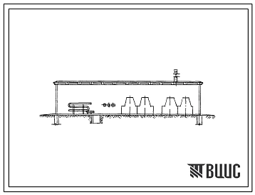 Типовой проект 903-1-127 Котельная с 4 водогрейными котлами «Универсал-6М» поверхностью нагрева по 41,8 м?. Топливо — печное бытовое (легкое нефтяное). Для теплоснабжения систем отопления, вентиляции и горячего водоснабжения с магнитной обработкой воды, б