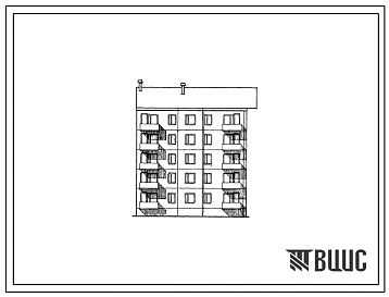 Типовой проект 135-0149с/1 Пятиэтажная блок-секция торцевая правая на 10 квартир (трехкомнатных 3Б-5, пятикомнатных 5Б-5). Для строительства в районах сейсмичностью 7, 8 и 9 баллов в 1В климатическом подрайоне и условий строительства на трассе БАМ