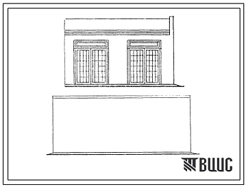 Типовой проект 503-2-12.84 Теплая стоянка для четырех автобусов (размещаемая в пристройке) опорной базы передвижной механизированной колонны (ПМК) с годовой программой строительно-монтажных работ 3 млн. руб. Стены из кирпича