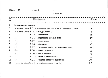 Альбом 5 Сметы (из т.п. 903-4-111.87)