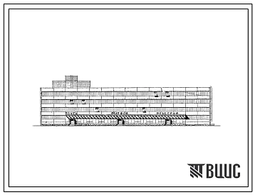 Типовой проект 601-5 Здание районного узла связи для городов с населением от 50 до 150 тыс. человек. РУС-4.