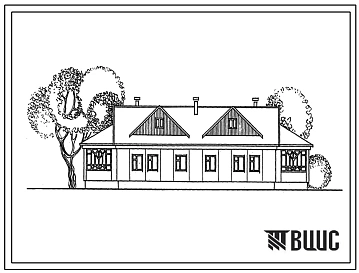 Типовой проект 181-000-495.13.86 Дом на 2 трехкомнатные квартиры типа 3Б. Ориентация широтная. Общая площадь 149 м2 .Для Республики Калмыкия.