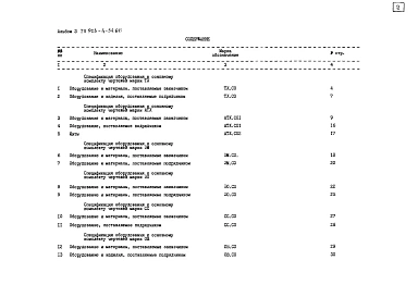 Альбом 3 Спецификация оборудования