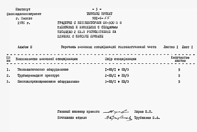 Альбом 3 Заказные спецификации