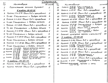 Шифр 05-30 Дополнение к альбому НК-65-04 Колонны с вязанными арматурными каркасами К-12-60, КЛ-12-60, К-18-60, К-12-30, КЛ-12-30, К-18-39, К-18-30, КД-18-13