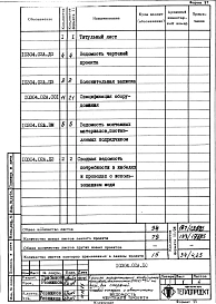 Альбом 4 Тепловой контроль и автоматика. Сушило горизонтальное конвейерное производительностью 2500 кг/ч на газе, для стержней. Рабочая документация