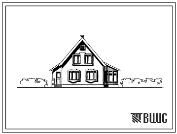 Типовой проект 183-221-3/1 Мансардный одноквартирный пятикомнатный жилой дом. Для индивидуальных застройщиков.