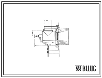 Проект Тч1733 Установка форсунки низкого давления Ду 150 системы Стальпроекта