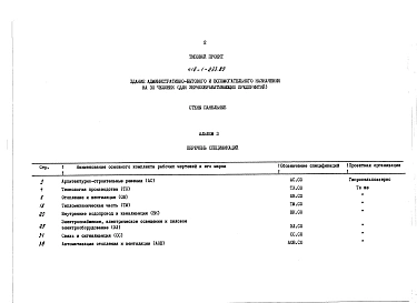 Альбом 3 Спецификации оборудования    