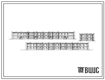 Типовой проект 113-17-6/73 Двухэтажный четырехсекционный жилой дом на 24 квартиры (однокомнатных 1Б-4,двухкомнатных 2А-4, 2Б-12, трехкомнатных 3А-40. Для строительства в 1В климатическом подрайоне, 2 и 3 климатических районах.