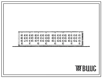 Типовой проект 114-74-4см Четырехэтажный четырехсекционный дом на 48 квартир (однокомнатных 1А-6, 1Б-24, двухкомнатных 2Б-18). Для строительства в районах сейсмичностью 8 баллов