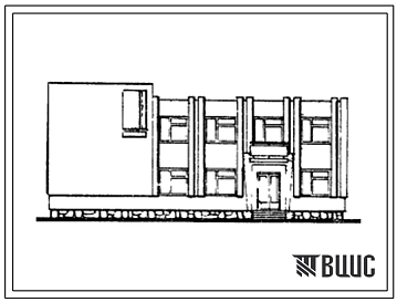 Типовой проект 416-1-89 Контора лесхоза и ЛМС для среднеевропейской части СССР (стены кирпичные).
