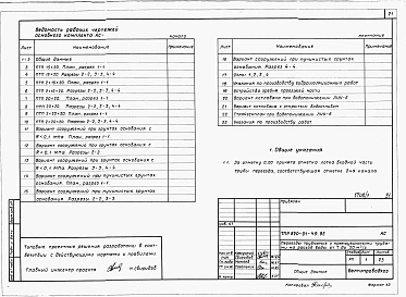 Альбом 1 Пояснительная записка, строительно-монтажные чертежи     