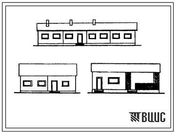Типовой проект 416-04-106с.85 Бытовые помещения полевого стана хлопководческой бригады