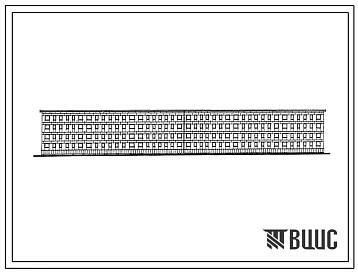 Типовой проект 1-309-24 Четырехэтажный жилой дом на 95 квартир со стенами из курпных блоков керамзитобетона или конструктивного пенобетона (однокомнатных 8, двухкомнатных 68, трехкомнатных 18).
