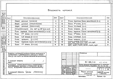 Альбом 5 Отопление и вентиляция. С радиаторами на расчетные температуры -25, -30, -35, -40 С. Часть 2, раздел 2-1 