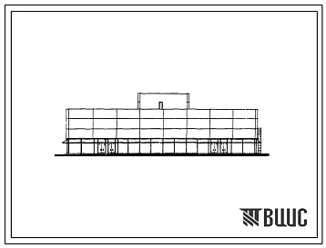 Типовой проект 271-12-1/72 Промтоварный магазин торговой площадью 950 кв. м для строительства в 1В климатическом подрайоне, 2 и 3 климатических районах с обычными геологическими условиями